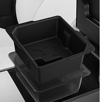 Tesla Juniper Kol Dayama  Dzenleyici,  Alt ve st 2 Para, Transparan Siyah Renk