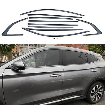 BYD SEAL U D Cam Trimleri, Komple Set, Siyah Renk