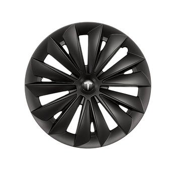 Tesla Model Y  FLOW Jant Kapa Seti 19 n, Mat Siyah Renk  (4 Adet Set Olarak Satlmaktadr.)