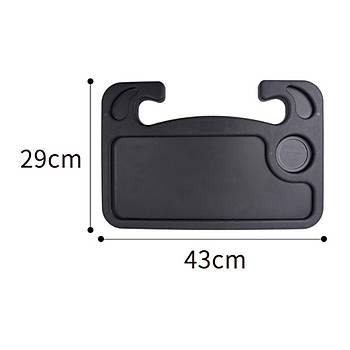 Tesla Model Y / Model 3 Direksiyona Tak�lan Portatif Masa, Siyah Renk