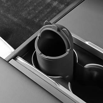 Tesla Juniper  Orta Konsola Taklan Sevimli Silikon p Kutusu , Siyah Renk