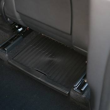 Tesla Juniper n Koltuk Arkasna Taklan Kapakl Saklama Alan, Siyah Renk