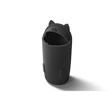 Tesla Juniper  Orta Konsola Taklan Sevimli Silikon p Kutusu , Siyah Renk