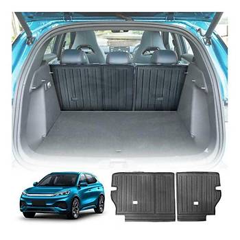 BYD Atto 3 Kauuk Arka Koltuk Arkas Paspas, 2 Adet Set Olarak, Siyah Renk