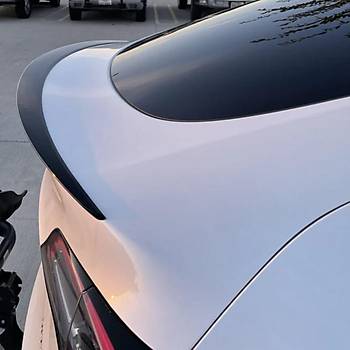 Tesla Model Y Arka Tampon Orijinal Tip Spoyleri, Mat Siyah Renk