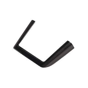 Tesla Juniper  Kablosuz Telefon arj Cihaz Dekoratif erevesi Karbon Kaplama, Parlak Siyah Renk