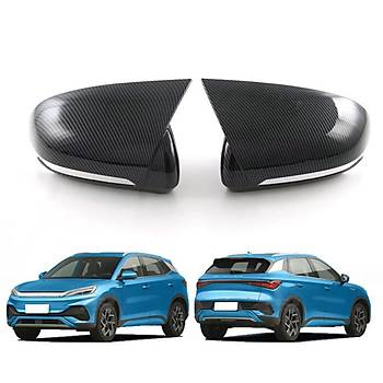 BYD SEAL U  Ayna Kapa Sa ve Sol, 2Adet, Karbon Kaplama Siyah Renk