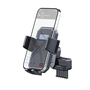 Tesla Model Y / Model 3 n Gs Havalandrmasna Taklan Cep Telefonu Tutucu , Siyah Renk