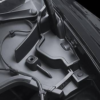 Tesla Model Y n Kaput i Su Klavuz Kanal, 2 Adet Set Olarak, Siyah Renk