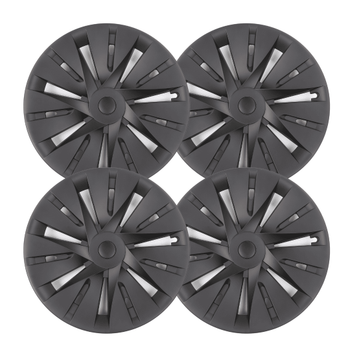 Tesla Model Y WINDMILL Jant Kapa Seti 19 n, Mat Siyah Renk (4 Adet Set Olarak Satlmaktadr.)