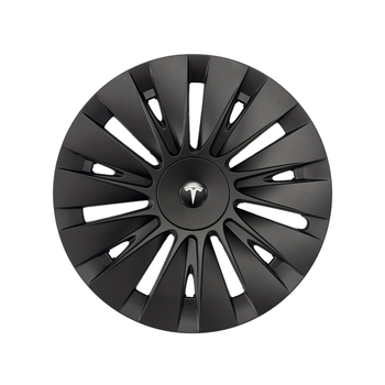 Tesla Model Y SOLAR Jant Kapa Seti 19 n, Mat Siyah Renk (4 Adet Set Olarak Satlmaktadr.)