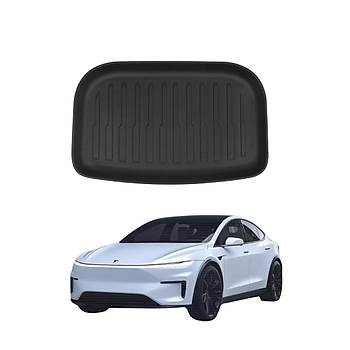 Tesla Juniper Arka Bagaj Havuzlu Kauuk Paspas, Alt Ksm, Siyah Renk Seenei le