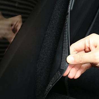 Tesla Model Y Orta Konsol Kenar Sa ve Sol Koruyucu Bakaliti, 2 Adet Set Olarak, Mat Siyah Renk