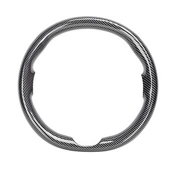 Tesla Model Y / Model 3 Direksiyon Simidi Tek Para Kaplamas, Karbon Parlak Siyah Renk