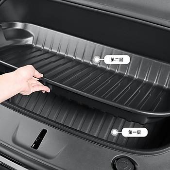 Tesla Juniper  Arka Bagaj Paspas, Sert Plastik,  Siyah Renk