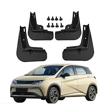 BYD Dolphin n ve Arka Paalk Seti, 4 Adet, Siyah Renk