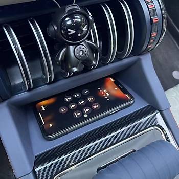 BYD Atto 3  Silikon Telefon arj Pedi,  Mavi Renk