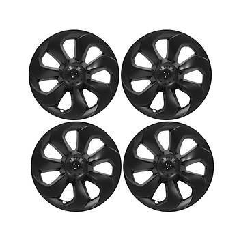 Tesla Model Y LARGE BLADE Jant Kapa Seti 19 n, Mat Siyah Renk (4 Adet Set Olarak Satlmaktadr.)