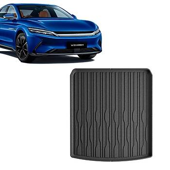 BYD HAN Arka Bagaj Havuzlu Kauuk Paspas, Siyah Renk