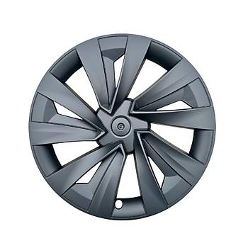 Tesla Juniper HALYCON Jant Kapa�� Seti 19 �n�, Mat Siyah Renk