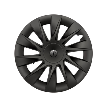 Tesla Model Y ROLLER Jant Kapa Seti 20 n, Mat Siyah Renk  (4 Adet Set Olarak Satlmaktadr.)