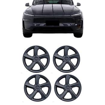 Tesla Juniper LUMIN Jant Kapa Seti 19 n, Mat Siyah Renk
