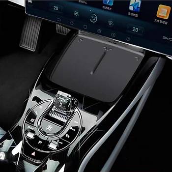 BYD SEAL U Kablosuz Ara Sarj Cihaz Silikon Pedi, Siyah Renk