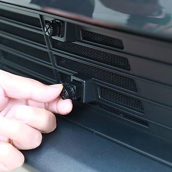 Tesla Juniper n Tampon Ortasna Taklan Hzl Taklp kartlabilen Temizlenebilen Izgara, Siyah Renk