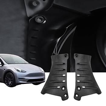 Tesla Model Y Soutma Borusu in Alt Koruma Plaka Seti, (Delmek Gerekmeyen Montaj)