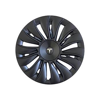 Tesla Model Y FROW Jant Kapa Seti 19 n, Mat Siyah Renk (4 Adet Set Olarak Satlmaktadr.)