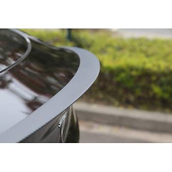 Tesla Model Y Arka Tampon Orijinal Tip Spoyleri Mat Karbon, Siyah Renk