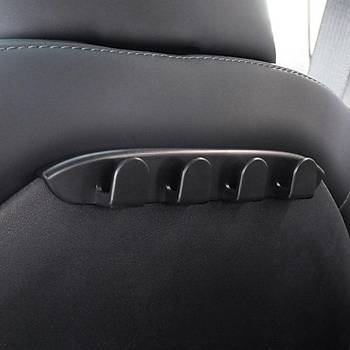 Tesla Model Y/Juniper/Model 3 Koltuk Kancas� �ki Par�a D�rtl� Tutucu, Siyah Renk
