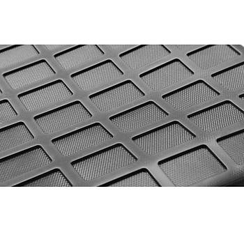 Tesla Model Y  Arka Bagaj Havuzlu Kauuk Paspas, st Ksm, Pirin Desenli, Siyah Renk