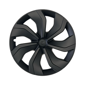 Tesla Model Y KNIFE Simetri Jant Kapa Seti 19 n, Mat Siyah Renk  (4 Adet Set Olarak Satlmaktadr.)