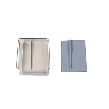 Tesla Model Y / Model 3 Orta Konsol Bardak Tutucu, Dzenleyici, Kol Dayama Alt Dzenleyici Set, Transparan