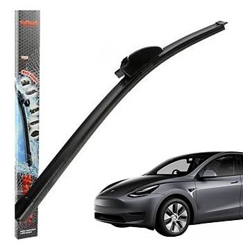 Tesla Model Y / Model 3 n Cam Muz Tipi Silecek Sprgesi Takm, Silbak Marka