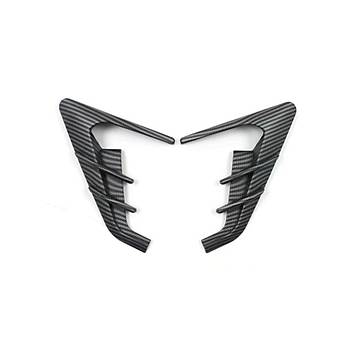 Tesla Juniper Yan Kamera ereve Kapa, HW4.0, 2 Adet Set Olarak, Mat Karbon Siyah Renk