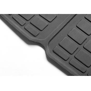 Tesla Model Y  Arka Bagaj Havuzlu Kauuk Paspas, st Ksm, Pirin Desenli, Siyah Renk