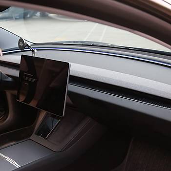 Tesla Juniper n Gs Dekoratif Karbon Kaplama,  2 Para, Parlak Siyah