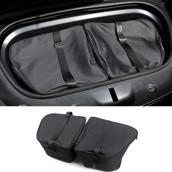 Tesla Model Y n Bagaj antas Kapakl Su Geirmez zolasyonlu, 2 adet Set Olarak, Siyah Oxford Kuma