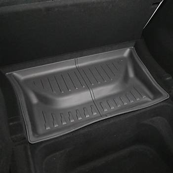 Tesla Juniper Arka Bagaj i Havuzlu Kauuk Paspas, Siyah Renk