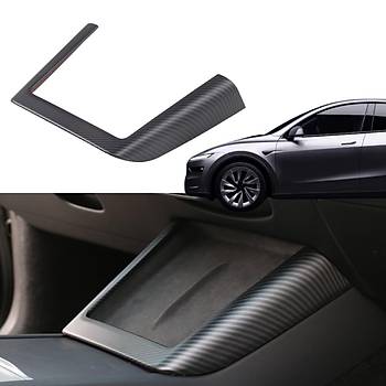 Tesla Juniper  Kablosuz Telefon arj Cihaz Dekoratif erevesi Karbon Kaplama, Mat Siyah Renk