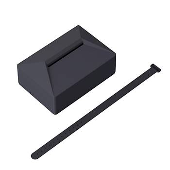 Tesla Model Y / Model 3 Koltuk Arkas�na Tak�lan Cybertruck Mendil Kutusu , Siyah Renk