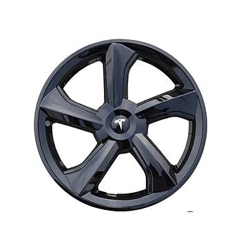 Tesla Juniper LUMIN Jant Kapa Seti 19 n, Parlak Siyah Renk