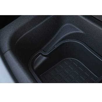 Tesla Model Y Arka Bagaj Dzenleyici, Tm Yzey  Su Geirmez, 2 Adet Set, Siyah