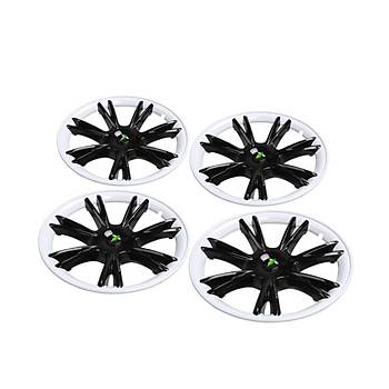 Tesla Model Y EDGE Jant Kapa�� Seti 19 �n�, Siyah Beyaz Renk Se�ene�i �le