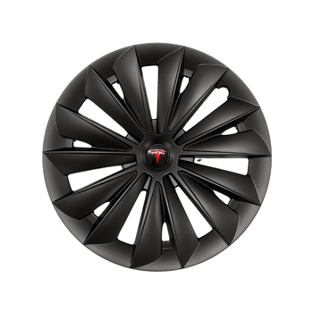 Tesla Model Y  FLOW Jant Kapa Seti 19 n, Mat Siyah Renk  (4 Adet Set Olarak Satlmaktadr.)