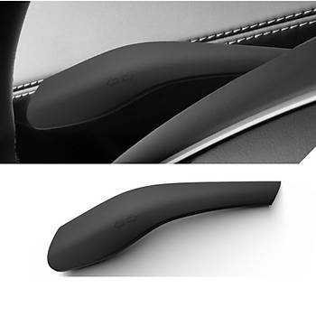 Tesla Juniper Direksiyon Sinyal Kontrol Kolu Silikon Koruyucu Kapa, Siyah Renk