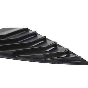 Tesla Model Y Yan Kelebek Cam Kapa , 2 Adet Set Olarak, Parlak Siyah