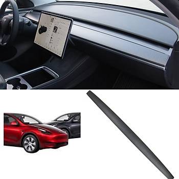 Tesla Model Y / Model 3 n Gs Dekoratif Mat Siyah Karbon Kaplama,  Tek Para